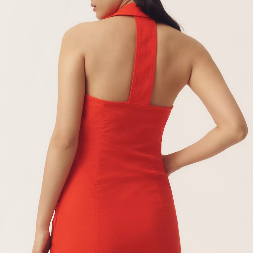 Anthropologie Maeve The Amelia Mini Dress Red Sleeveless NWT Medium - Picture 2 of 13